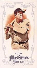 2013 Topps Allen & Ginter - Mini A & G Back #3 Babe Ruth Front