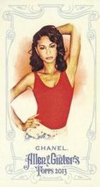 2013 Topps Allen & Ginter - Mini A & G Back #6 Chanel Iman Front