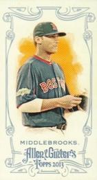 2013 Topps Allen & Ginter - Mini A & G Back #40 Will Middlebrooks Front