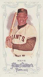 2013 Topps Allen & Ginter - Mini A & G Back #50 Willie Mays Front
