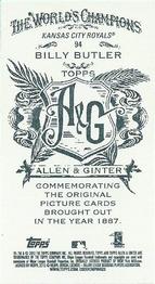 2013 Topps Allen & Ginter - Mini A & G Back #94 Billy Butler Back