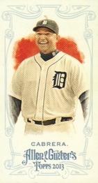 2013 Topps Allen & Ginter - Mini A & G Back Red #NNO Miguel Cabrera Front