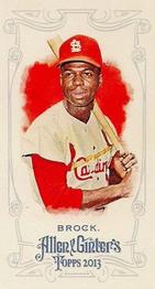 2013 Topps Allen & Ginter - Mini A & G Back Red #NNO Lou Brock Front