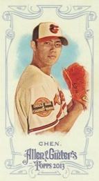 2013 Topps Allen & Ginter - Mini A & G Back Red #NNO Wei-Yin Chen Front