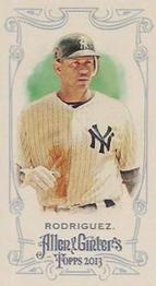 2013 Topps Allen & Ginter - Mini A & G Back Red #NNO Alex Rodriguez Front