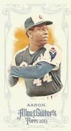 2013 Topps Allen & Ginter - Mini A & G Back Red #NNO Hank Aaron Front