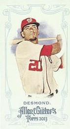 2013 Topps Allen & Ginter - Mini A & G Back Red #NNO Ian Desmond Front