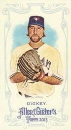 2013 Topps Allen & Ginter - Mini A & G Back Red #NNO R.A. Dickey Front
