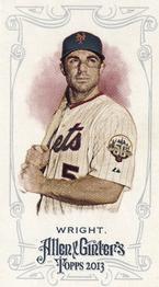 2013 Topps Allen & Ginter - Mini A & G Back Red #NNO David Wright Front