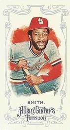 2013 Topps Allen & Ginter - Mini A & G Back Red #NNO Ozzie Smith Front