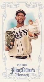 2013 Topps Allen & Ginter - Mini A & G Back Red #NNO David Price Front