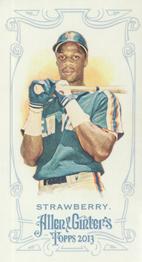 2013 Topps Allen & Ginter - Mini No Card Number #NNO Darryl Strawberry Front