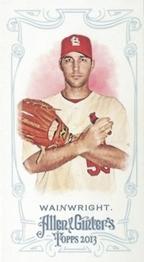 2013 Topps Allen & Ginter - Mini No Card Number #NNO Adam Wainwright Front