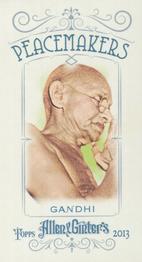 2013 Topps Allen & Ginter - Mini Peacemakers #PM-GND Gandhi Front
