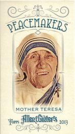 2013 Topps Allen & Ginter - Mini Peacemakers #PM-MT Mother Teresa Front