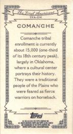 2013 Topps Allen & Ginter - Mini The First Americans #TFA-CM Comanche Back