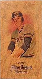 2013 Topps Allen & Ginter - Mini Wood #322 Robin Yount Front