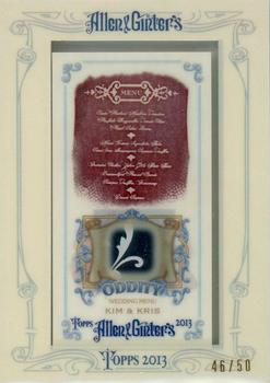 2013 Topps Allen & Ginter - Oddity Relics #OR-KHW Kim and Kris Front