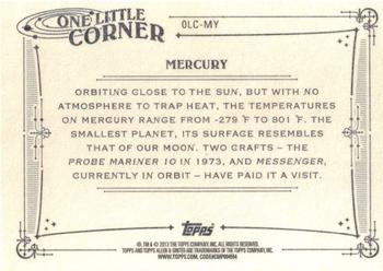 2013 Topps Allen & Ginter - One Little Corner #OLC-MY Mercury Back