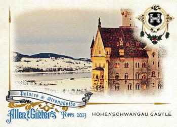 2013 Topps Allen & Ginter - Palaces and Strongholds #PS-HP Hohenschwangau Castle Front