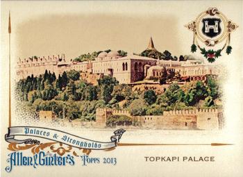 2013 Topps Allen & Ginter - Palaces and Strongholds #PS-TP Topkapi Palace Front