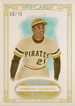 2013 Topps Allen & Ginter - Rip Cards #RIP-9 Roberto Clemente Front