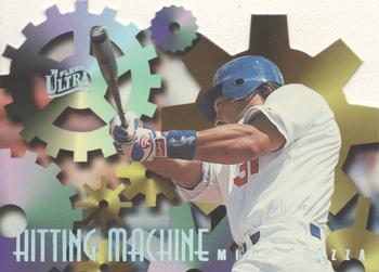 1996 Ultra - Hitting Machines #7 Mike Piazza Front