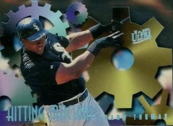1996 Ultra - Hitting Machines #9 Frank Thomas Front