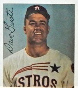 1967 Houston Astros #NNO Dave Giusti Front