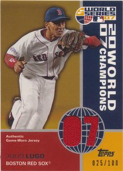 2008 Topps - World Champion Relics #WCR9 Julio Lugo Front