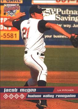 2005 Grandstand Hudson Valley Renegades #25 Jacob McGee Front
