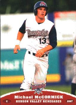 2007 Grandstand Hudson Valley Renegades #17 Michael McCormick Front
