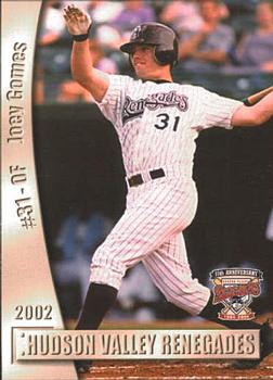 2004 Grandstand Hudson Valley Renegades 10th Anniversary #25 Joey Gomes Front