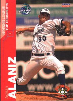 2007 Choice New York-Penn League Top Prospects #2 Adrian Alaniz Front