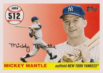 2008 Topps - Mickey Mantle Home Run History #MHR512 Mickey Mantle Front