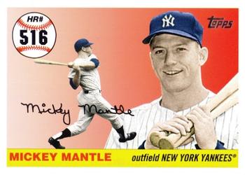 2008 Topps - Mickey Mantle Home Run History #MHR516 Mickey Mantle Front