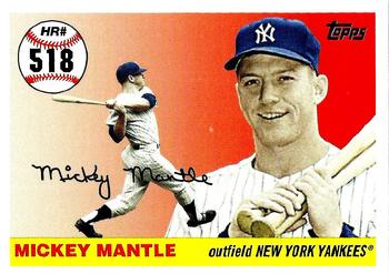 2008 Topps - Mickey Mantle Home Run History #MHR518 Mickey Mantle Front