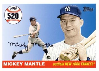 2008 Topps - Mickey Mantle Home Run History #MHR520 Mickey Mantle Front