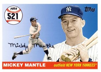 2008 Topps - Mickey Mantle Home Run History #MHR521 Mickey Mantle Front