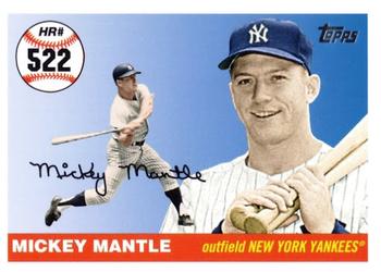 2008 Topps - Mickey Mantle Home Run History #MHR522 Mickey Mantle Front