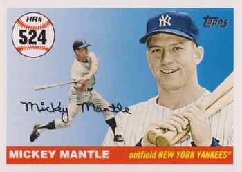 2008 Topps - Mickey Mantle Home Run History #MHR524 Mickey Mantle Front