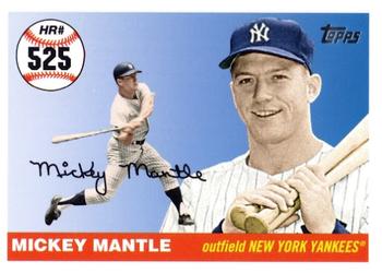2008 Topps - Mickey Mantle Home Run History #MHR525 Mickey Mantle Front