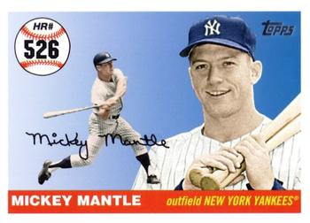 2008 Topps - Mickey Mantle Home Run History #MHR526 Mickey Mantle Front
