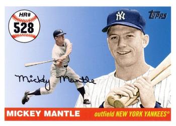 2008 Topps - Mickey Mantle Home Run History #MHR528 Mickey Mantle Front