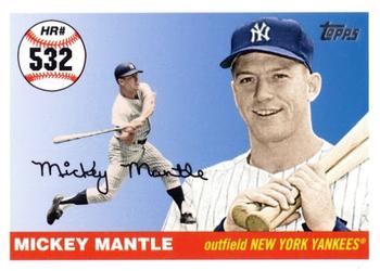 2008 Topps - Mickey Mantle Home Run History #MHR532 Mickey Mantle Front