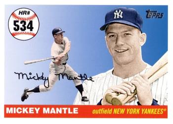 2008 Topps - Mickey Mantle Home Run History #MHR534 Mickey Mantle Front