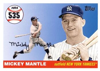 2008 Topps - Mickey Mantle Home Run History #MHR535 Mickey Mantle Front