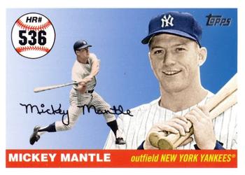 2008 Topps - Mickey Mantle Home Run History #MHR536 Mickey Mantle Front
