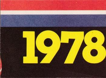 1979 Fleer Grand Slam Hi-Gloss Stickers #NNO California Angels Team (Yellow) Back