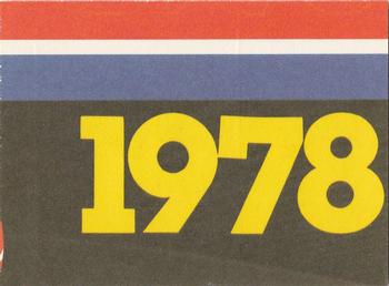 1979 Fleer Grand Slam Hi-Gloss Stickers #NNO Houston Astros Monogram Back